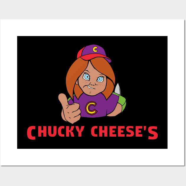 Chucky Cheese's Wall Art by SteamboatJoe